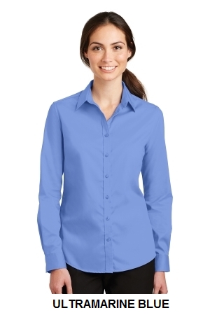 Port Authority Ladies SuperPro Twill Shirt.  PORT A.  L663